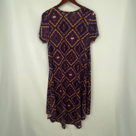 LuLaRoe Carly Dress, Elephant Print - Picture 11 of 11